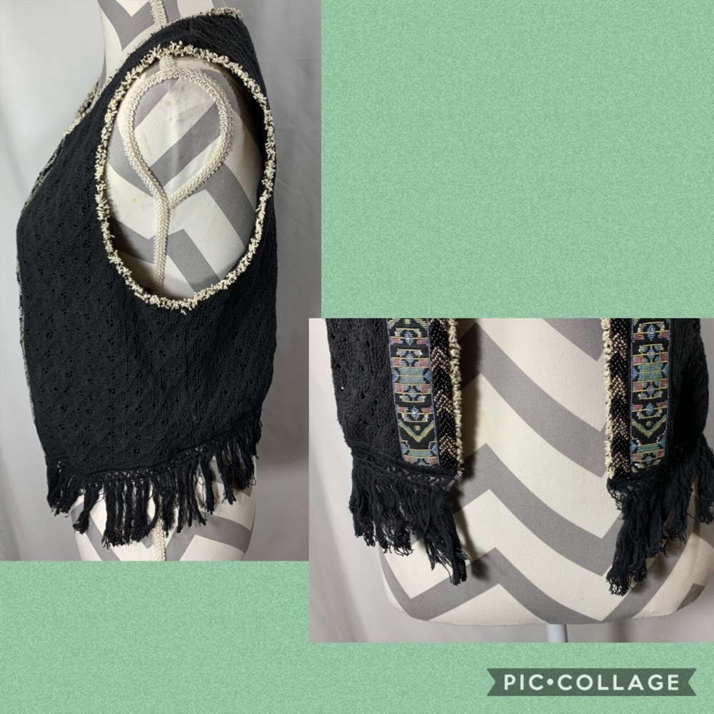 Miss Me Beaded Embroidered Fringe Vest - Picture 5 of 8